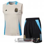 Formazione Senza Maniche Set Completo Argentina 2024 Giallo Blu Nero