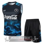 Formazione Sin Mangas Set Completo Napoli 2024 2025 Blu Nero