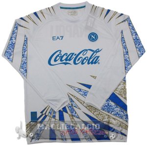 Maglia Manica lunga Napoli Speciale 2025 2026 Bianco Blu