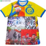 Thailandia speciale Maglia Calcio Portogallo 2025 Giallo Rosso