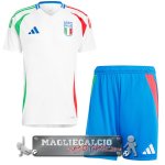 Italia Set Completo Bambino Maglia Calcio Away 2024