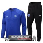 Paris Saint Germain Insieme Completo Blu Nero Felpa Da Allenamento 2022-23