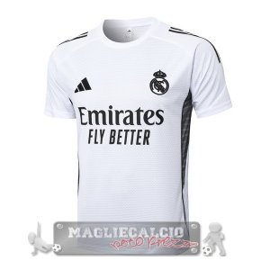 Maglia Formazione Real Madrid 2025 2026 Bianco Nero
