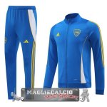Set Completo Giacca Lunga Zip Boca Juniors 2024-25 Blu