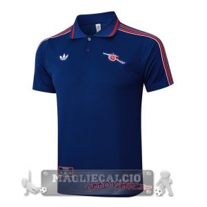 Arsenal Maglia POLO 2025 2026 Blu Navy Rosso