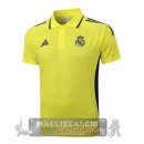 Real Madrid Giallo Maglia POLO 2025 2026
