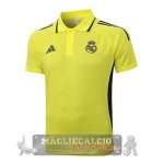 Real Madrid Giallo Maglia POLO 2025 2026