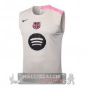 Maglia Formazione Senza Maniche Barcelona 2025 2026 Giallo Rosa