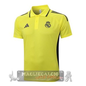 Real Madrid Giallo Maglia POLO 2025 2026