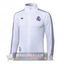 Lunga Zip Giacca Real Madrid 2025 2026 Bianco Purpureo