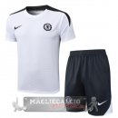 Set Completo Chelsea Maglia Formazione 2025 2026 Bianco Nero