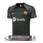 Barcelona Formazione Maglia Calcio 2023-24 Verde Navy