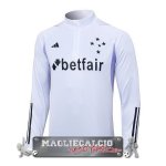 Cruzeiro Bianco Purpureo Felpa Da Allenamento 2023-24