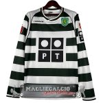 Home Maglia Calcio ML Sporting CP/Lisbon Retro 2002-2003