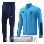 Argentina Insieme Completo I Blu Giacca Lunga Zip 2022