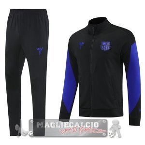 Set Completo Lunga Zip Giacca Barcelona 2025 2026 Nero Purpureo