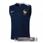 Formazione Senza Maniche Francia 2024 Azul Marino