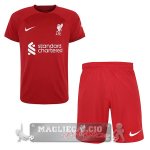 Liverpool Set Completo Bambino Maglia Calcio Home 2022-23