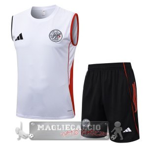 Formazione Senza Maniche Set Completo Ajax 2025 2026 Bianco Nero