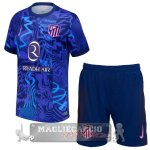 Terza Conjunto De Bambino Atlético Madrid 2024 2025 Blu