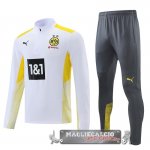 Borussia Dortmund Insieme Completo Bianco Giallo Grigio Giacca 2021-22