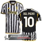 NO.10 Del Piero Tailandia Home Giocatori Maglia Calcio Juventus 2023-24