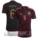 6 Kimmich Away Maglia Calcio Germania Coppa del Mondo 2022