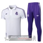 Real Madrid Bianco Purpureo Maglia POLO Set Completo 2025 2026