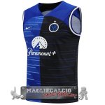 Formazione Senza Maniche Inter Milan 2023-24 Blu Nero