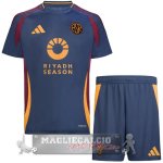 Terza Conjunto De Bambino As Roma 2024 2025 Blu