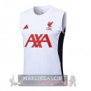 Maglia Senza Maniche Formazione Liverpool 2025 2026 Bianco Rosso Nero