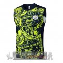 Maglia Senza Maniche Formazione Manchester City 2024 2025 Blu Navy Verde