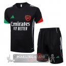 Set Completo Arsenal Maglia Formazione 2025 2026 Nero Rosso