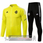 Internacional Insieme Completo Giallo Nero Giacca 2021-22