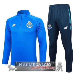 FC Porto Insieme Completo Blu Felpa Da Allenamento 2023-24