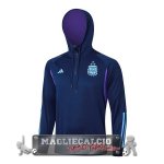 Giacca Felpa Cappuccio Argentina 2023 Blu Navy