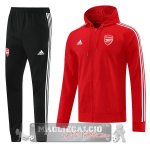 Arsenal Insieme Completo Nero I Rosso Formazione 2022-23