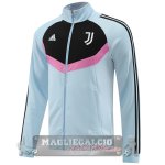 Set Completo Lunga Zip Giacca Juventus 2024 2025 Grigio Rosa