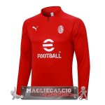 AC Milan Rosso Felpa Da Allenamento 2023-24