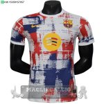 speciale Giocatori Maglia Calcio Barcelona 2025 2026 Bianco Blu