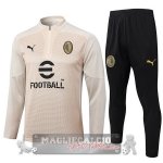 Set Completo Sudadera Formazione AC Milan 2024 2025 Giallo Nero