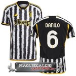 NO.6 Danilo Tailandia Home Giocatori Maglia Calcio Juventus 2023-24