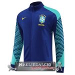 Brasile Blu Verde Giacca Lunga Zip 2023