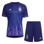 Away Maglia Calcio Argentina Set Completo Uomo 2022