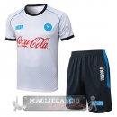 Set Completo Maglia Formazione Napoli 2025 2026 Bianco Blu