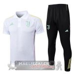 Juventus Bianco I Nero Maglia POLO Set Completo 2025 2026