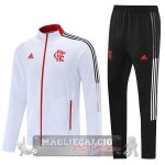Flamengo Insieme Completo Bianco Nero Giacca 2021-22