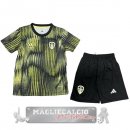 Speciale Maglia Calcio Set Completo Bambino Leeds United 2025 2026 Giallo Verde