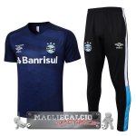 Gremio Formazione Set Completo Maglia Calcio 2023-24 Blu Navy