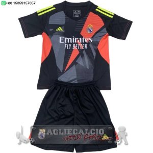 Portiere Set Completo Uomo Real Madrid 2024 2025 Nero